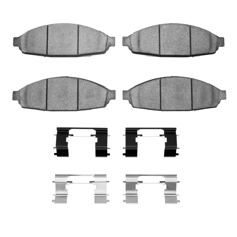 Ford Crown Victoria Brake Pads - Front - R1 Concepts - Semi Met - `03-`11